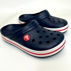 Navy/Red/White Crocs Boys 13
